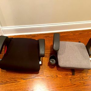 Clek booster (one grey and one black)